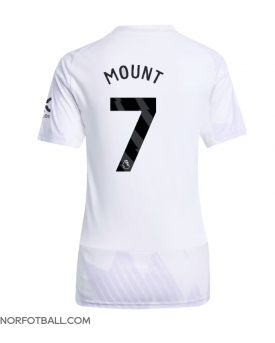 Billige Fotballdrakt Manchester United Mason Mount #7 Replika Bortedrakt Dame 2025-26 Kortermet Billige Fotballdrakt Manchester United Mason Mount #7 Replika Bortedrakt Dame 2025-26 Kortermet